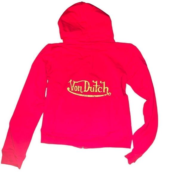 Von Dutch Tops - Von Dutch Y2k zip up hoodie